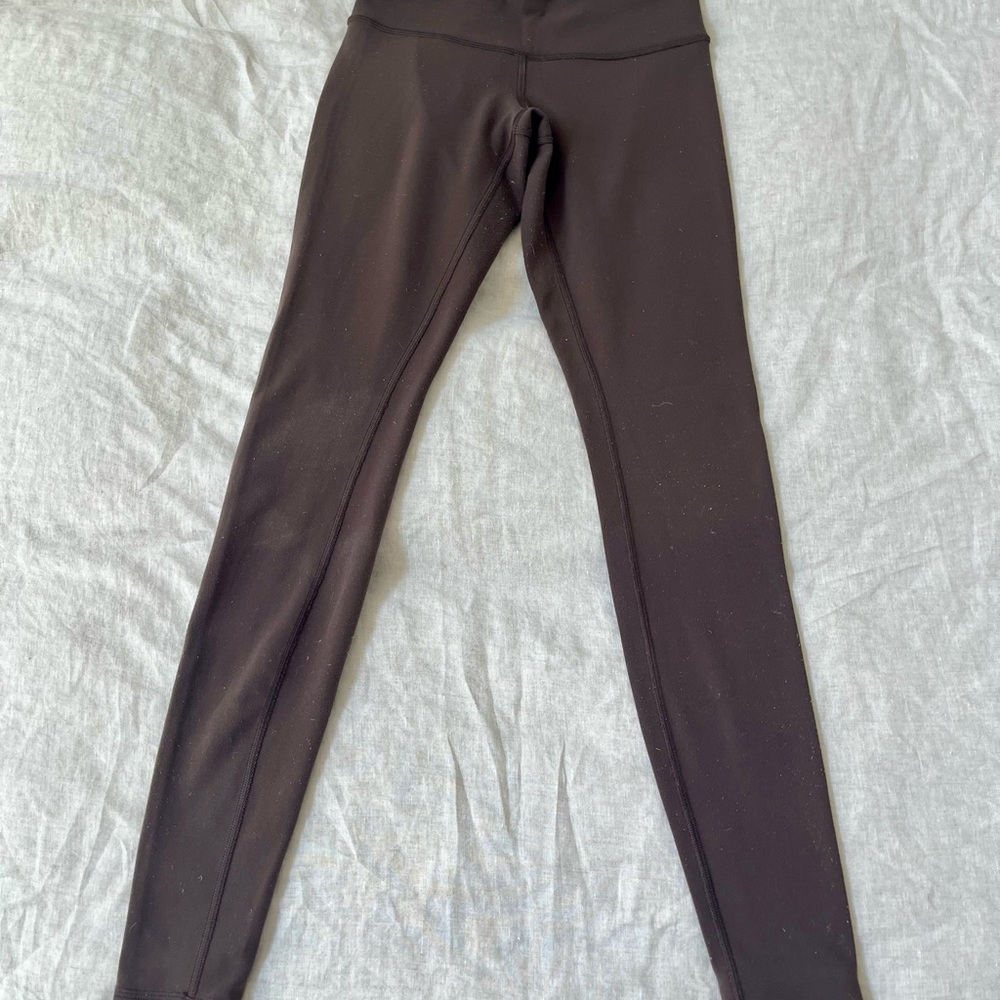 Lululemon: Align, Espresso, Sequoia, Brown, High-Waisted Leggings, size 4, 29 in